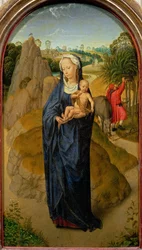 Die Rast auf der Flucht nach Ägypten